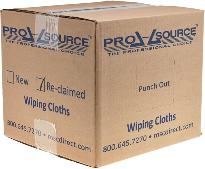 PRO SOURCE Reclaimed White Cotton T-Shirt Cloth Shop Rags, Sold by Weight - Image 3