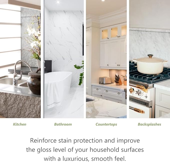 MORE - Twin Pack - Includes Stone & Quartz Cleaner + Polish - Granite, Quartz & - Image 7