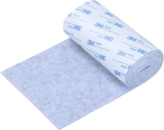 Felt Furniture Pads, Non Slip Self Adhesive Cuttable Felt Tape Gray Heavy Duty by VOCOMO