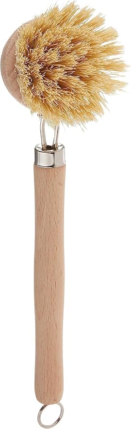 Fox Run 74906 Natural Dish Brush, Tampico Fiber Bristles Brown - Image 3