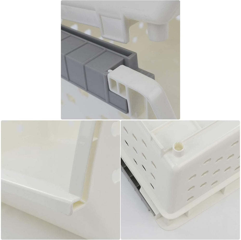 3 Pack Large Stackable Storage Bins Kitchen Plastic Stacking Basket