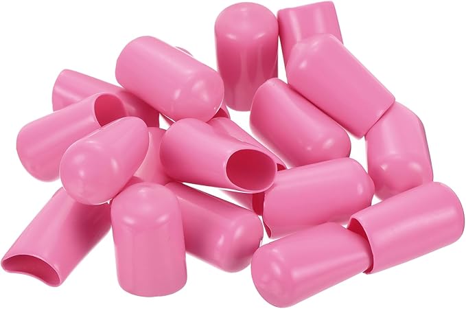 uxcell 20pcs Rubber End Caps 12mm ID Vinyl PVC Round Tube Bolt Cap Cover Screw - Image 4