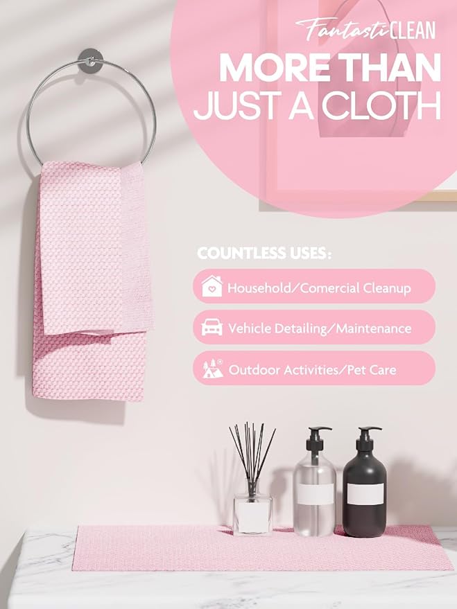 Fantasticlean Large Tear-Away Microfiber Cleaning Cloth Roll - Image 6