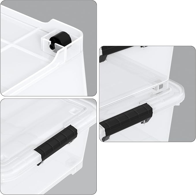 25 Quart Clear Under Bed Storage Container - Image 3