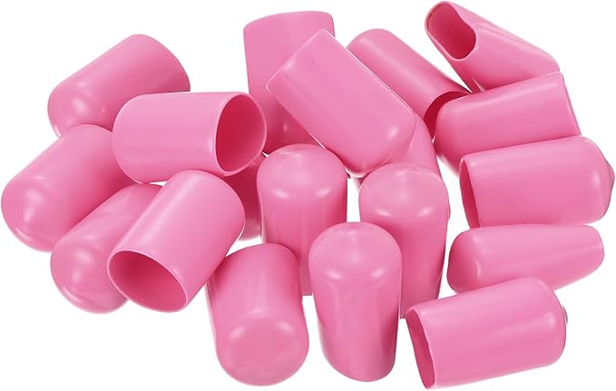 uxcell 20pcs Rubber End Caps 13mm ID Vinyl PVC Round Tube Bolt Cap Cover Screw - Image 4