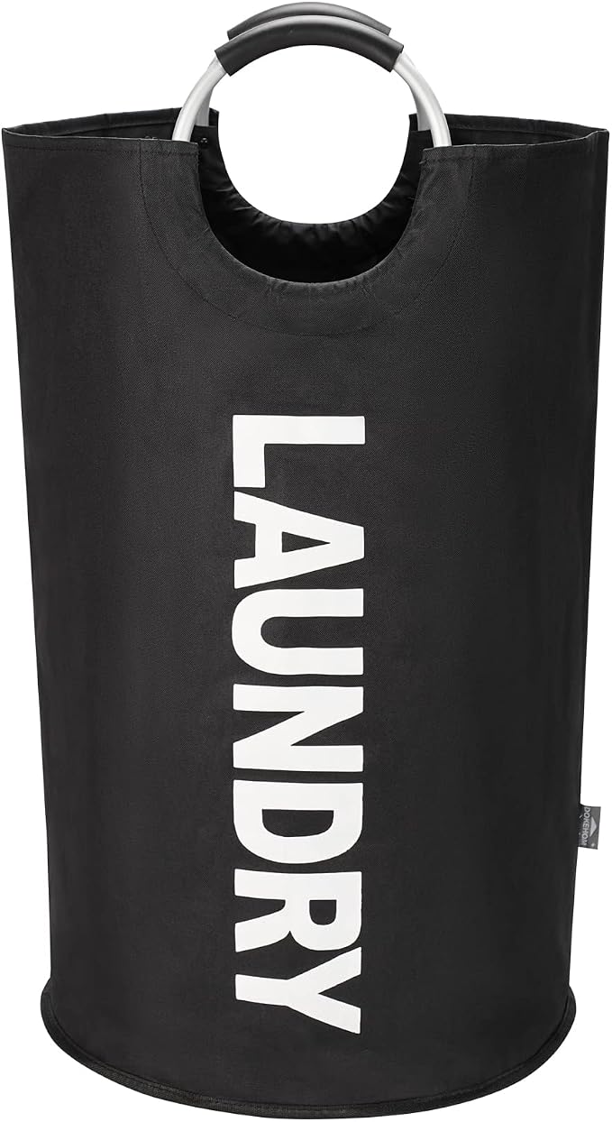 DOKEHOM 125L X-Large Laundry Basket, Collapsible Laundry Bag, Freestanding Tall - Image 9