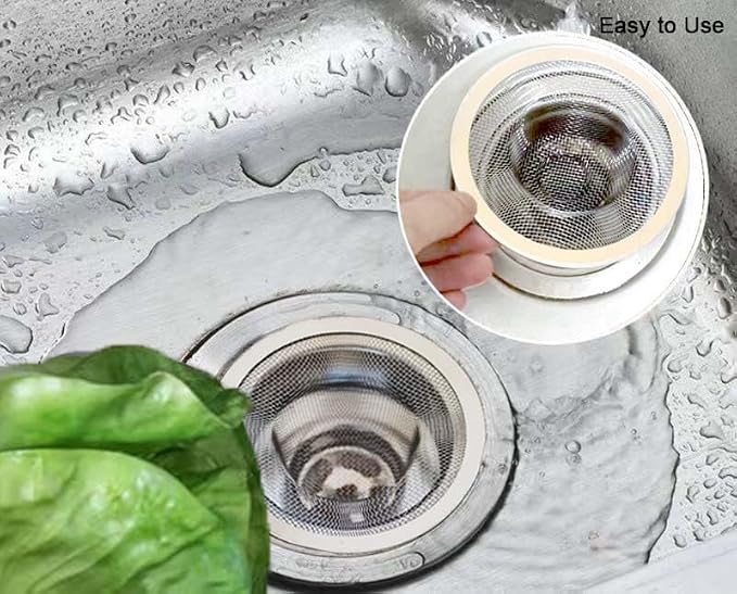 20PCS Stainless Steel Slop Basket Filter Trap, 2.75" & 4.41" Bathroom Sink - Image 5