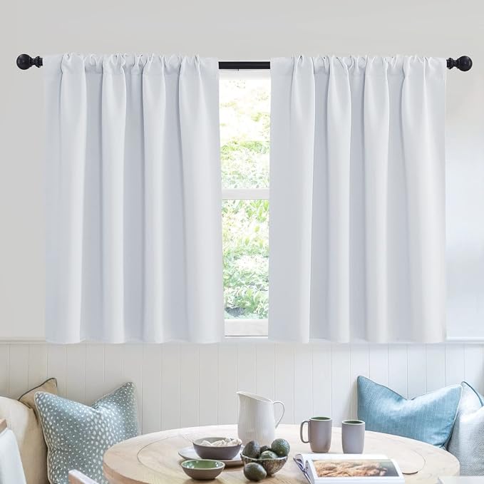 RYB HOME Curtains for Bedroom 63 inches Long, W 34 x L 63, 2 Panels - Image 5
