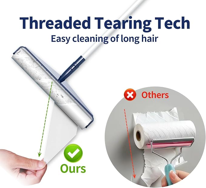 13.8in Lint Roller Refills Large Lint Roller Refill - Image 5