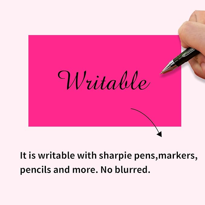 STARLIBOO Neon Colored Labels Stickers 3 x 2 Inch, Rectangle Moving Labels - Image 3
