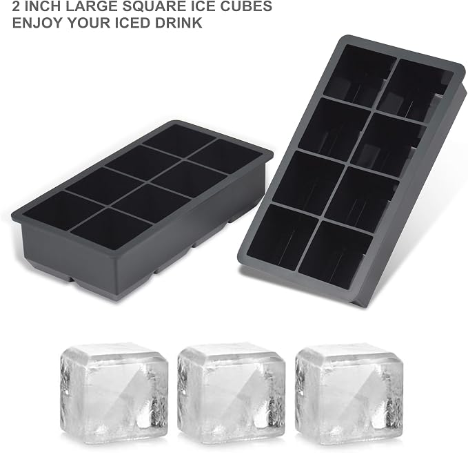 Bangp Large Ice Cube Trays 2 Pack, Big Ice Cube Molds - Image 7