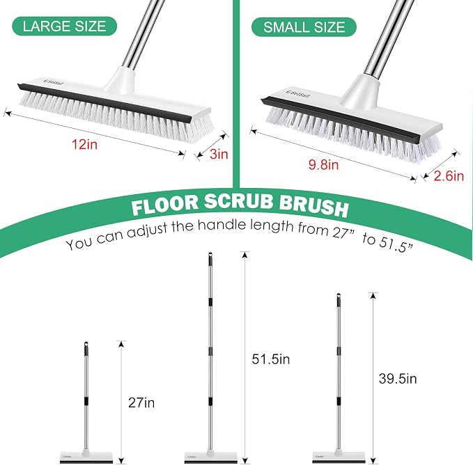 SetSail Upgraded Large 12 in Wide Floor Scrub Brush - Image 2
