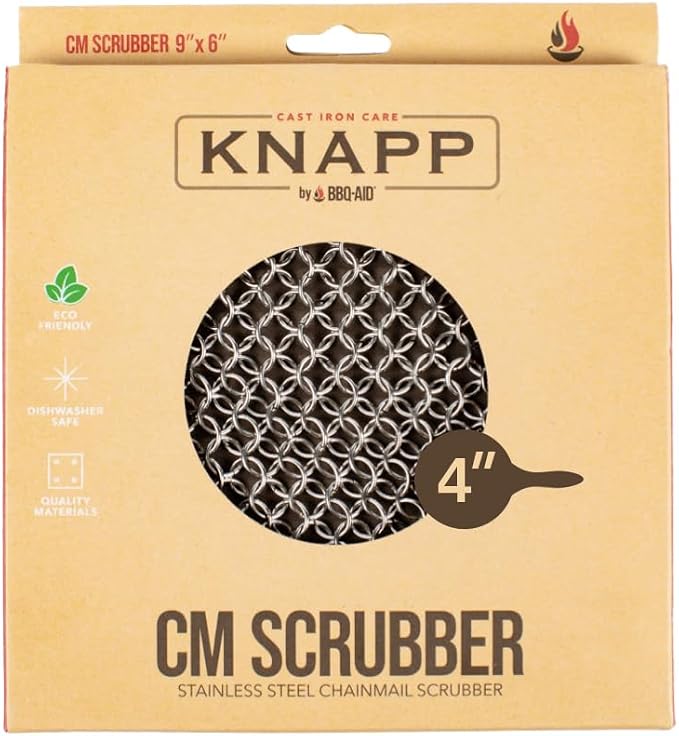 Knapp Made Original CM Scrubber 4" Chainmail Scrubber - Image 7