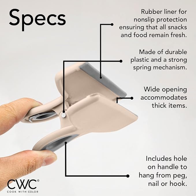 COOK WITH COLOR Bag Clips - Image 2