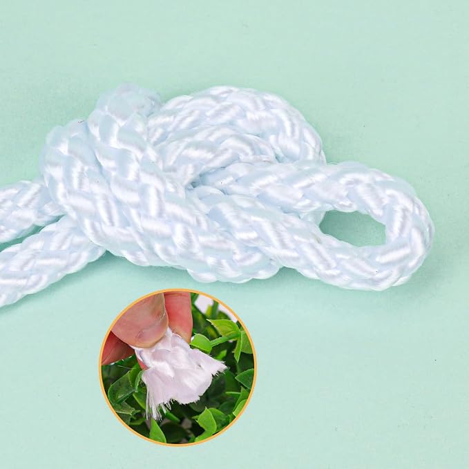 3/8 Inch White Polyester Rope - Image 3