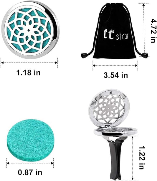 ttstar Car Diffuser Vent Clip - 30mm Aromatherapy Essential Oil Car Diffuser - Image 2