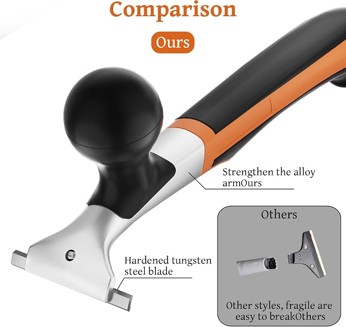 ‌Premium 2.5" Carbide Scraper Tool – Heavy Duty Paint, Putty Remover - Image 2