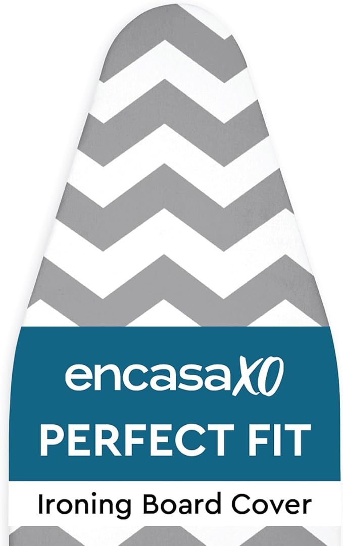 Encasa XO Ironing Board Cover and Pad 49"x18" by EncasaXO