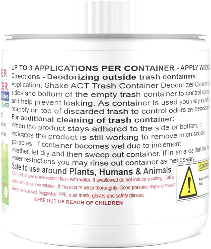 ACT Trash Deodorizer and Cleaner | Eliminates Odors Controls Garbage Sludge | - Image 2
