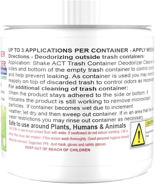 ACT Trash Deodorizer and Cleaner | Eliminates Odors Controls Garbage Sludge | - Image 2