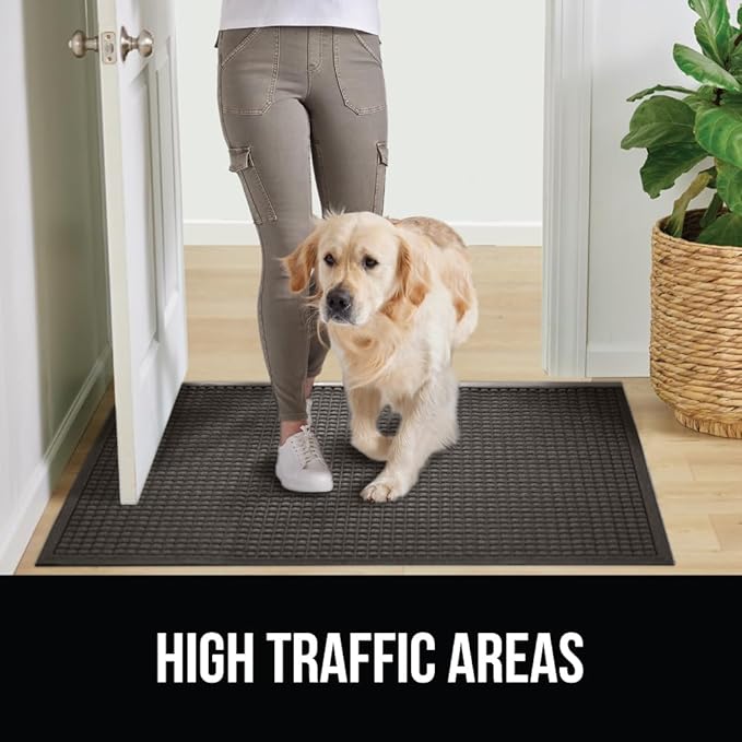 GORILLA GRIP Front Door Mat, Indoor Outdoor Ultra Absorbent HydroAbsorb Doormat - Image 6