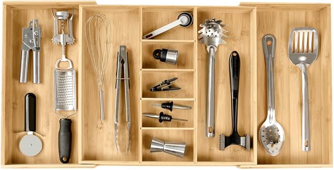 KitchenEdge Adjustable Kitchen Drawer Organizer by KitchenEdge