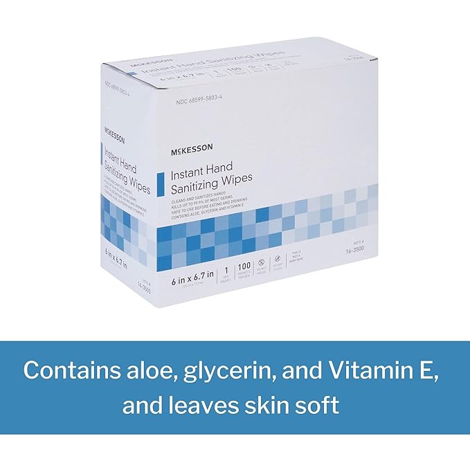 McKesson Hand Sanitizing Wipes Alcohol Wipes - Image 3