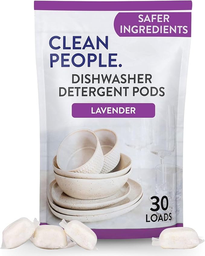 The Clean People Dishwasher Detergent Pods | Cuts Grease and Rinses Sparkling by CleanPeople