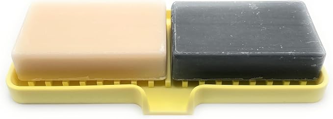 Happitasa Silicone Soap Dish Tray and Sponge Holder - Image 5