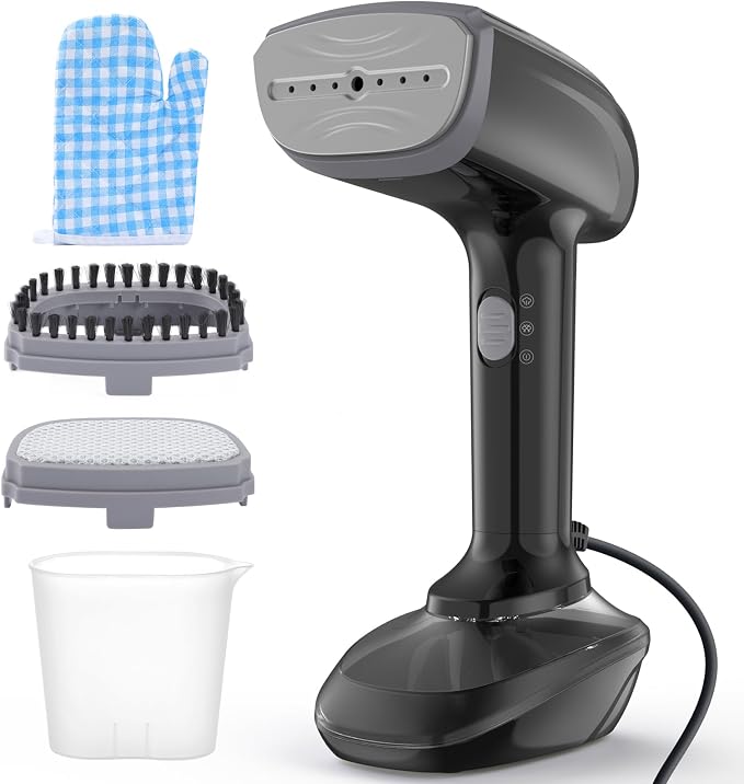 Powerful Handheld Fabric Steamer - 1800W by NTAYDZSW