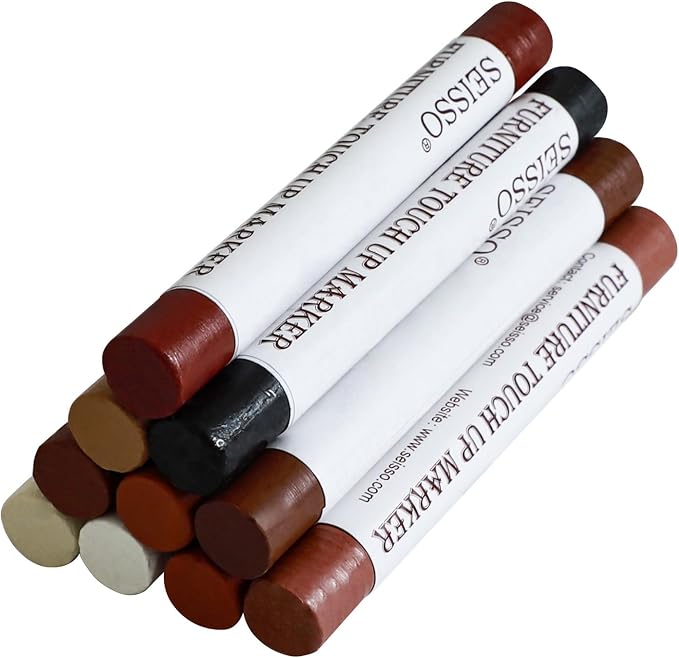 SEISSO Wood Filler Sticks, Furniture Wax Crayons by SEISSO