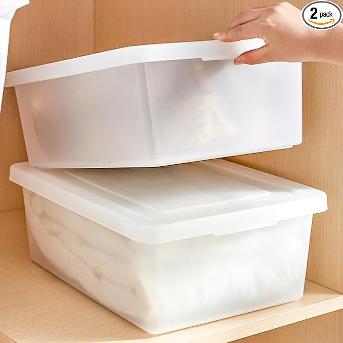 15 QuartStackable Plastic Storage Bins by sgoostood