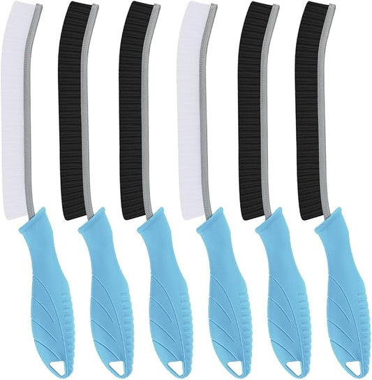 Hard Bristle Crevice Cleaning Brush-Thin Gap Scrub Brush, Small Cleaning Brush by TQRR