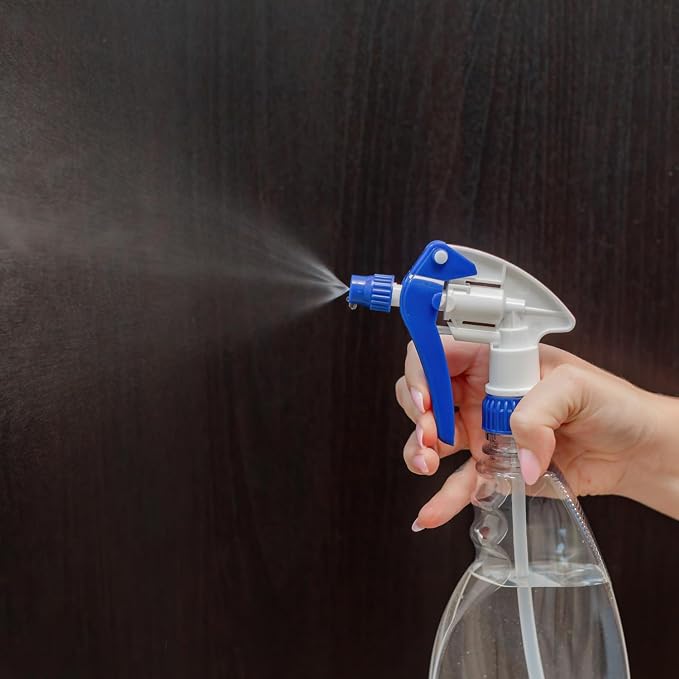 Heluva Green Heavy Duty 24oz Clear Plastic Spray Bottles - Image 2