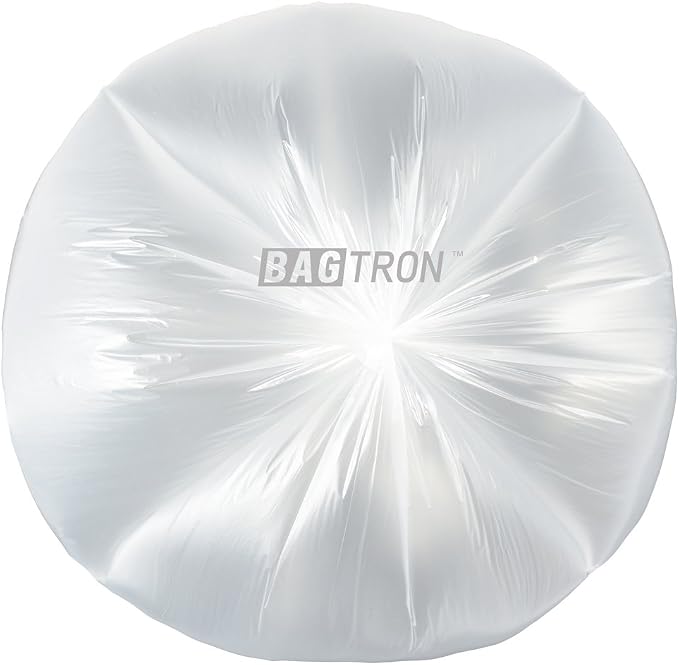 7-10 Gallon Trash Bags, 8 Micron High Density Garbage Can Liners Bulk, Natural - Image 7