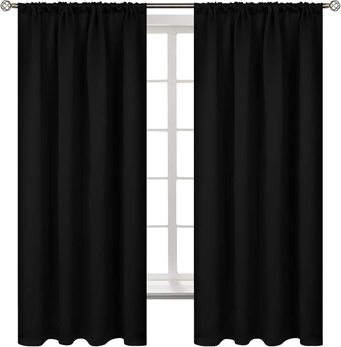 BGment Black Out Thermal Curtains 63 Inch Length by BGment