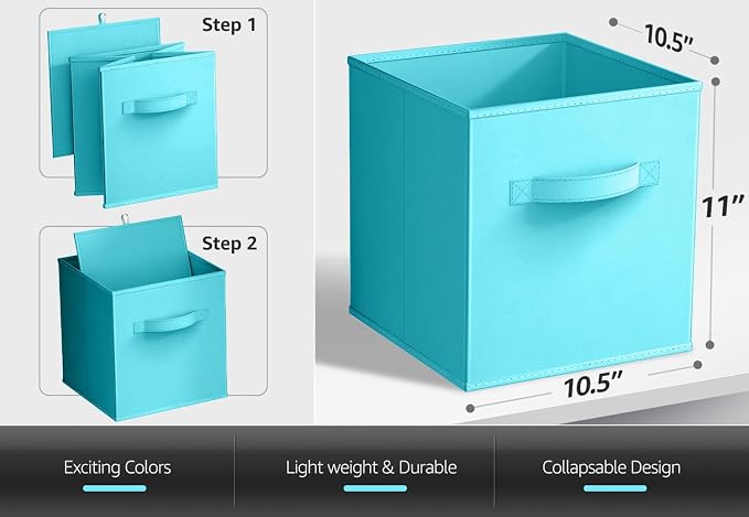 Sorbus Fabric Storage Cubes - Image 5
