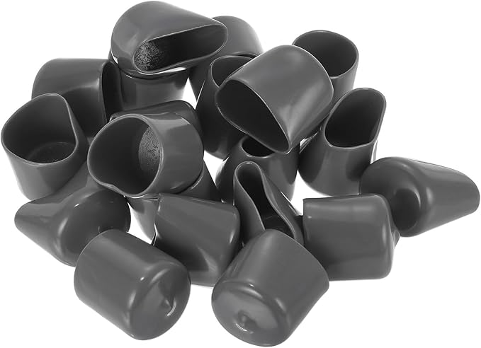 uxcell 20pcs Rubber End Caps 25mm ID Vinyl PVC Round Tube Bolt Cap Cover Screw - Image 4