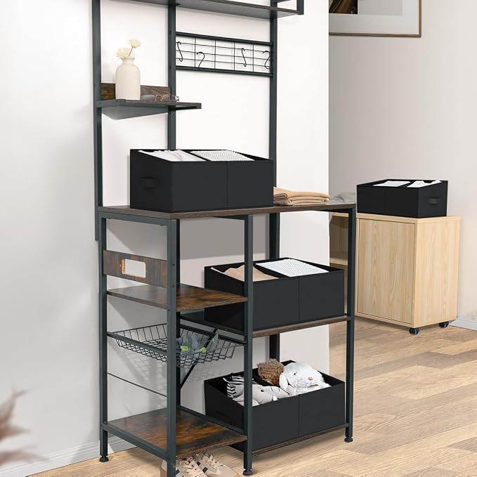 DIMJ Closet Storage Bins, 6 Pack Storage Baskets - Image 7