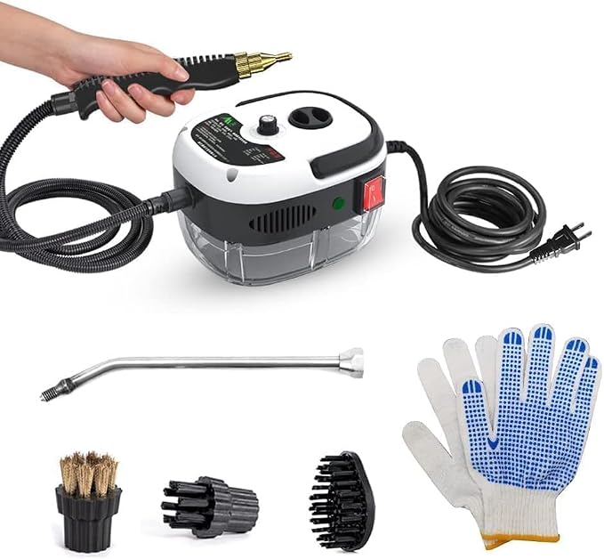 Decdeal Steam Cleaner - 2500W High Temperature Pressurized Handheld Steam by Decdeal