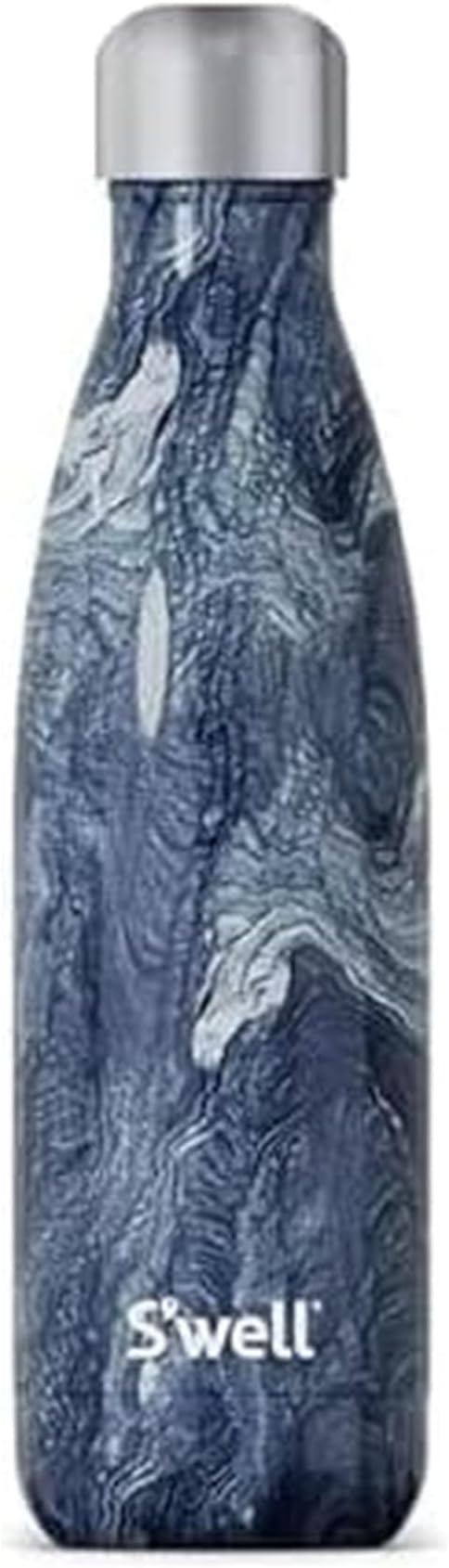 S'well Stainless Steel Water Bottle, Azurite Marble, Triple Layered Vacuum by Swell