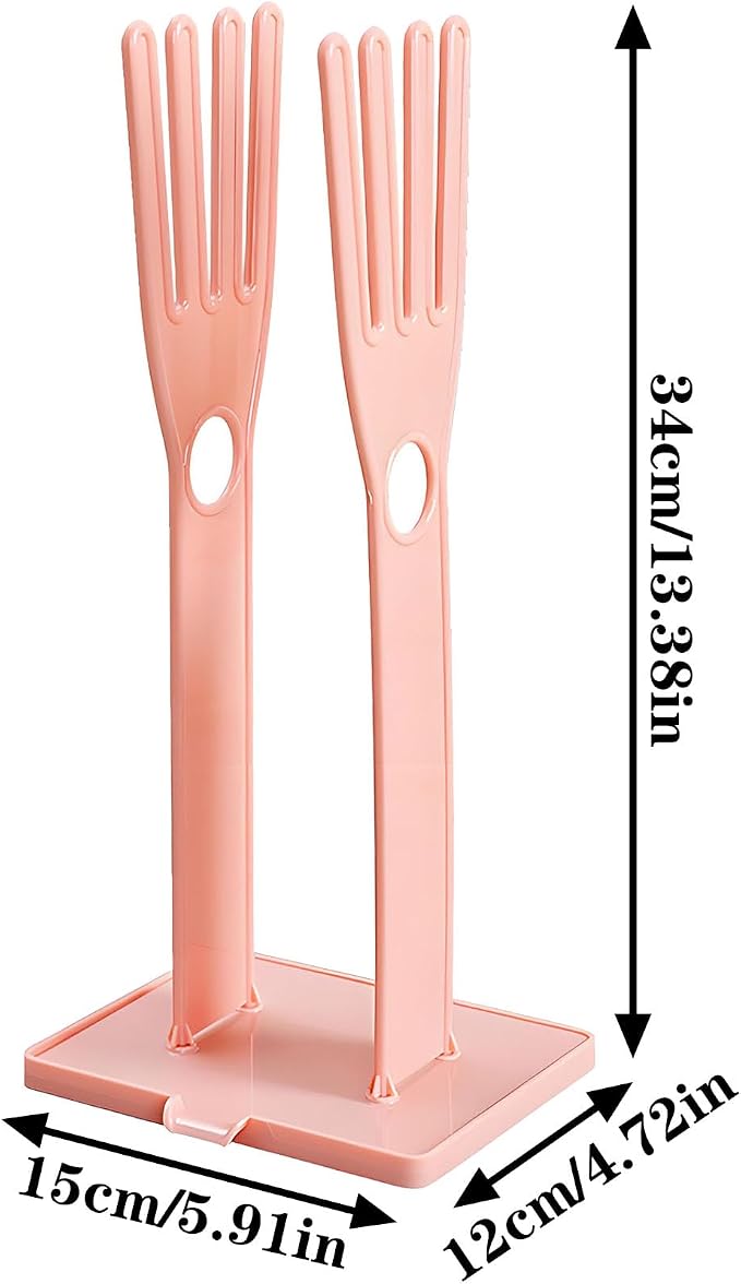 Kitchen Glove Holder Kitchen Glove Stand Holder Rubber Glover Drying Dryer Rack - Image 2