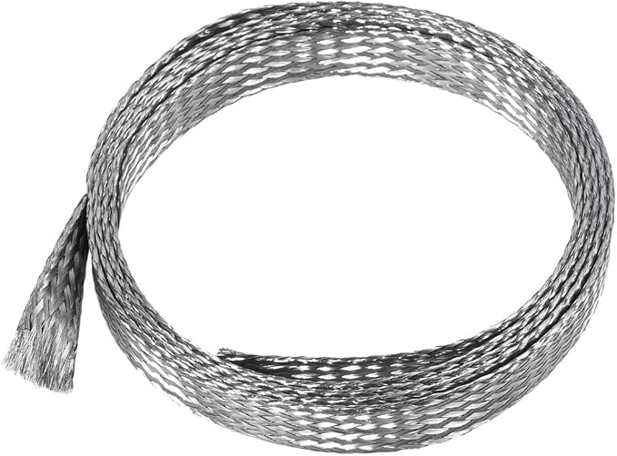 uxcell 3.3Ft - 15/32 Inch 304 Stainless Steel Sleeving Expandable Hose Cover - Image 4