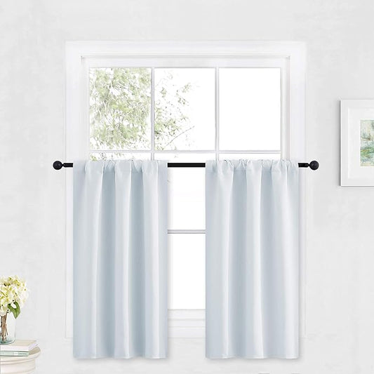 RYB HOME White Curtains for Bedroom by RYBHOME