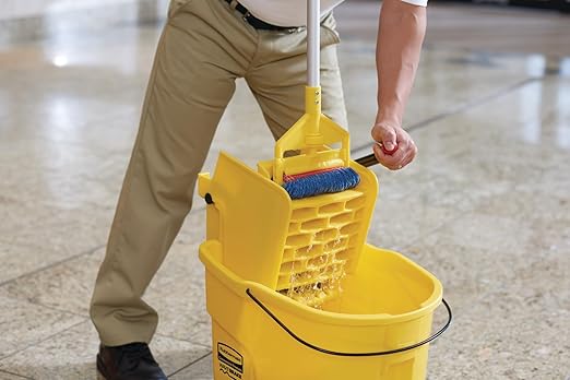 Rubbermaid Commercial Products WaveBrake 35 Qt. Side-Press Mop Bucket and - Image 13