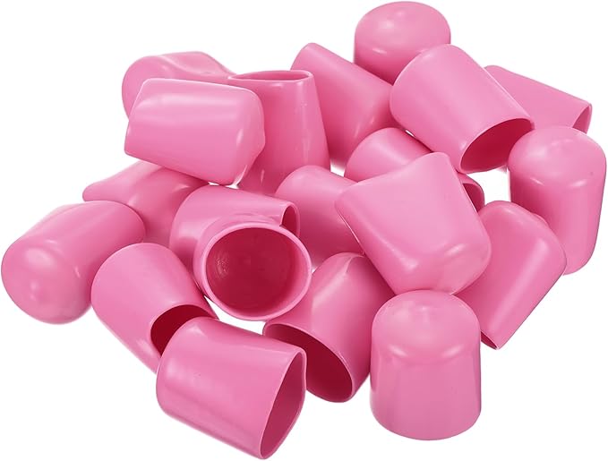 uxcell 20pcs Rubber End Caps 20mm ID Vinyl PVC Round Tube Bolt Cap Cover Screw - Image 4