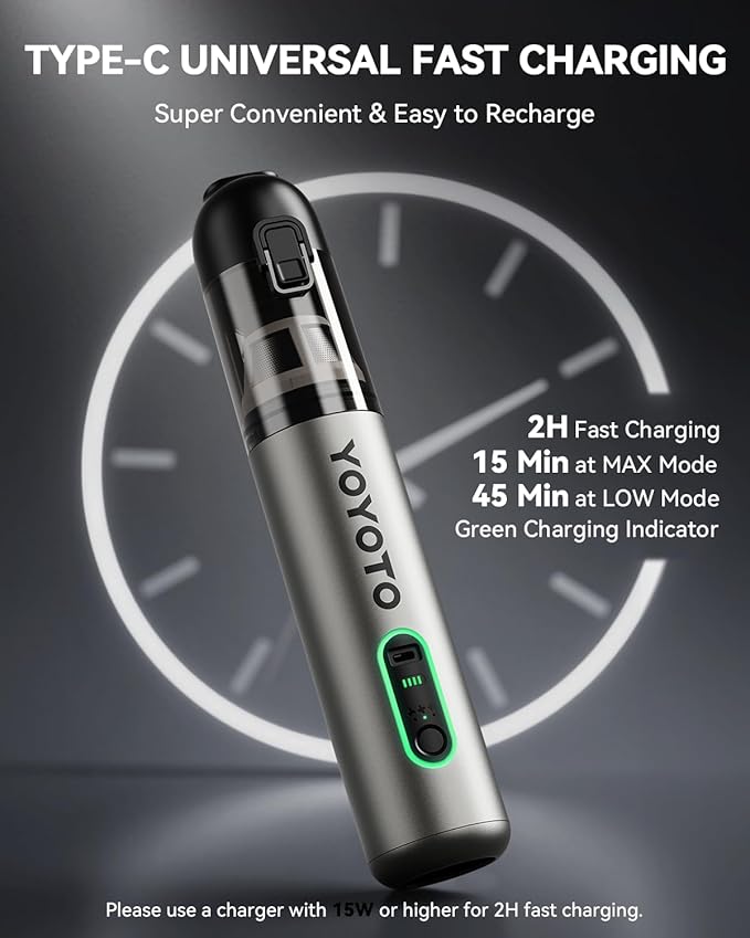 Car Vacuum, Handheld Vacuum Cordless - Image 4