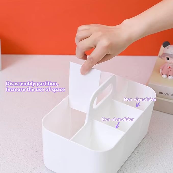 Feadily (2 Pack Plastic Shower Caddy Portable, Portable Basket - Image 7