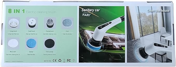 Electric Spin Scrubber, Cordless Bath Tub Power Scrubber - Image 9