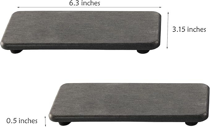 2 Pcs Water Absorbing Stone Trays, Kitchen/Bathroom Sink Soap Dish, Diatomite - Image 5